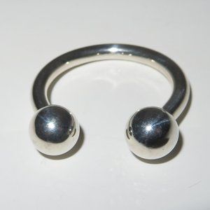 Tiffany's Ball Sterling Silver Keyring